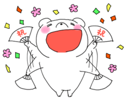 High tension bear!!2!! sticker #12394690