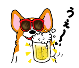 Corgi and Yorkshire Terrier sticker #12395327