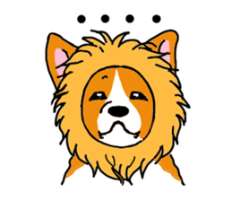 Corgi and Yorkshire Terrier sticker #12395330
