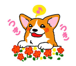 Corgi and Yorkshire Terrier sticker #12395332