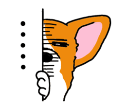 Corgi and Yorkshire Terrier sticker #12395340