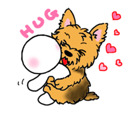 Corgi and Yorkshire Terrier sticker #12395343