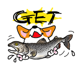 Corgi and Yorkshire Terrier sticker #12395355