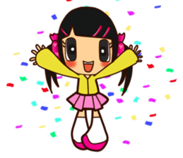 Candy Girl Robot sticker #12395568