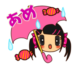 Candy Girl Robot sticker #12395585