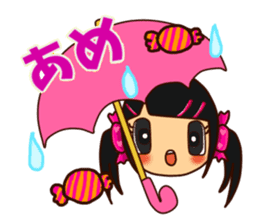 Candy Girl Robot sticker #12395585