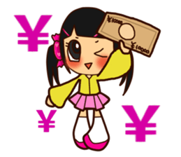 Candy Girl Robot sticker #12395588