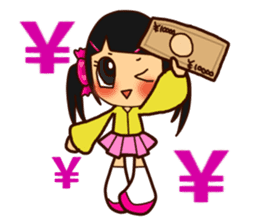 Candy Girl Robot sticker #12395588