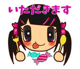 Candy Girl Robot sticker #12395591