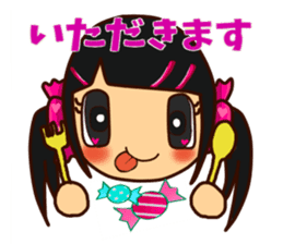 Candy Girl Robot sticker #12395591
