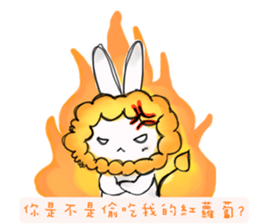 the lionrabbit sticker #12395842
