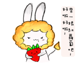 the lionrabbit sticker #12395843