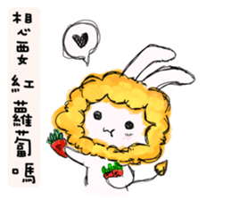 the lionrabbit sticker #12395853
