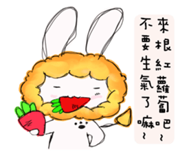 the lionrabbit sticker #12395856