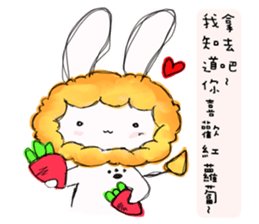 the lionrabbit sticker #12395859