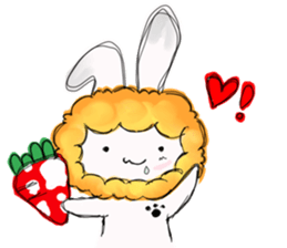 the lionrabbit sticker #12395870