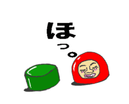Daruma Otoshi is japanese toy sticker #12396121