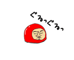 Daruma Otoshi is japanese toy sticker #12396132
