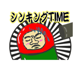 Daruma Otoshi is japanese toy sticker #12396133