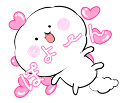 A fluffy dog animation sticker #12396154