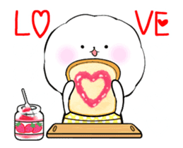 A fluffy dog animation sticker #12396155