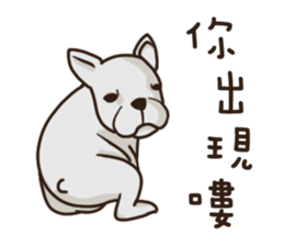 cute girl and dog 3 sticker #12396255