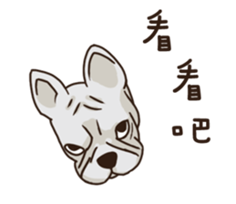 cute girl and dog 3 sticker #12396257