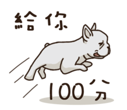 cute girl and dog 3 sticker #12396283