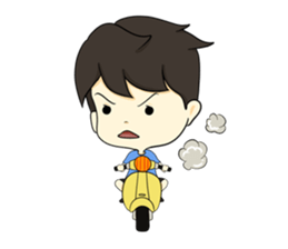 i am not a henpecked man + sticker #12396328