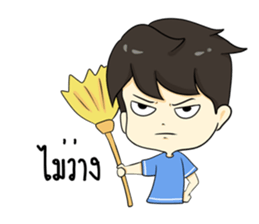 i am not a henpecked man sticker #12396483