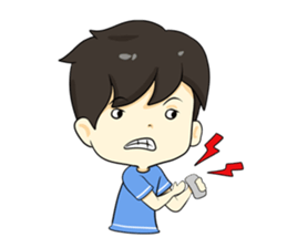 i am not a henpecked man sticker #12396487