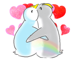 Lovey Dovey Penguin sticker #12396705