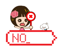 Super Beauty QQ idol Happy Reply! ^_^ sticker #12397091