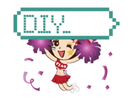 Super Beauty QQ idol Happy Reply! ^_^ sticker #12397093