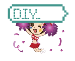 Super Beauty QQ idol Happy Reply! ^_^ sticker #12397093