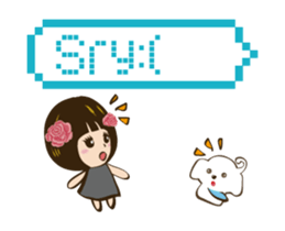 Super Beauty QQ idol Happy Reply! ^_^ sticker #12397096