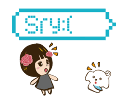Super Beauty QQ idol Happy Reply! ^_^ sticker #12397096