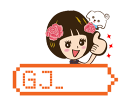 Super Beauty QQ idol Happy Reply! ^_^ sticker #12397097