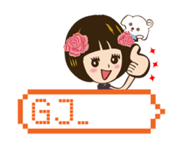 Super Beauty QQ idol Happy Reply! ^_^ sticker #12397097