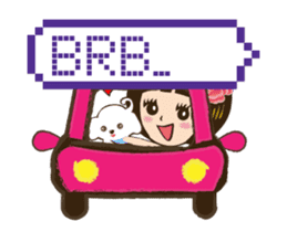 Super Beauty QQ idol Happy Reply! ^_^ sticker #12397103