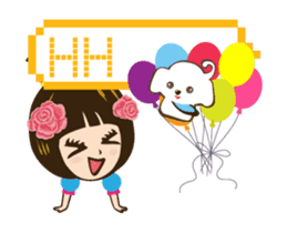 Super Beauty QQ idol Happy Reply! ^_^ sticker #12397106