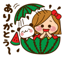 The cute girl 6 who often uses it sticker #12397122
