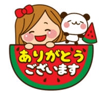 The cute girl 6 who often uses it sticker #12397123