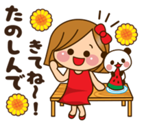 The cute girl 6 who often uses it sticker #12397138