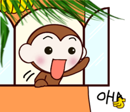 monkey park Remake sticker #12397350