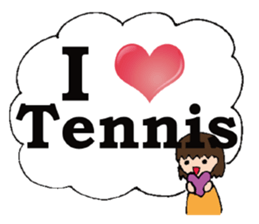 Sticker of the tennis club sticker #12397518