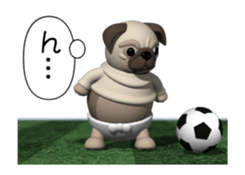 Innocent pug (Movie 02) sticker #12397594