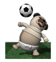 Innocent pug (Movie 02) sticker #12397596