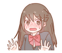 Moving boys & girls sticker #12397914