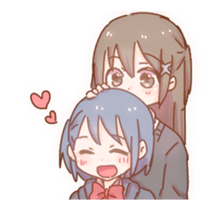 Moving boys & girls sticker #12397924